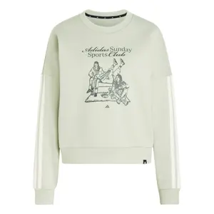 Sweatshirt woman adidas Ironic Slogan image-0