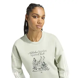 Sweatshirt woman adidas Ironic Slogan image-4