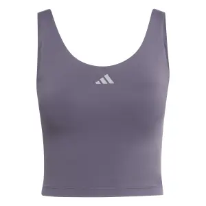 Women's tank top adidas Studio All Me 3-Stripes image-0