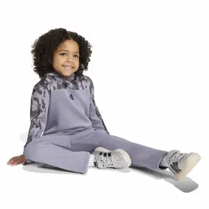 Kids' Fleece Hooded Tracksuit adidas Seasonal Essentials image-4