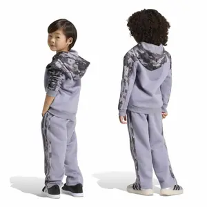 Kids' Fleece Hooded Tracksuit adidas Seasonal Essentials image-3