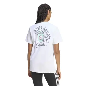 Women's loose-fitting T-shirt adidas Food Graphic image-3