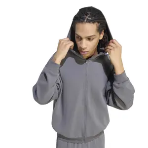 Zipperowany hoodie adidas Soft Lux image-2