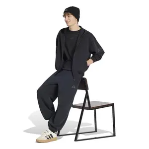 Sweatshirt com capuz e fecho de correr adidas Soft Lux image-2