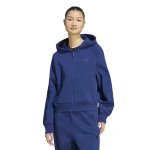 Veste à capuche zippé intégral femme adidas Logo image-1