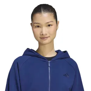 Veste à capuche zippé intégral femme adidas Logo image-4
