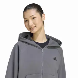 Sweatshirt à capuche full zip femme adidas Small Logo image-4