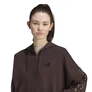 Hættetrøje med lynlås til kvinder adidas Essentials 3-Stripes image-4