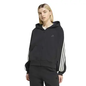 Sweatshirt à capuche full zip femme adidas 3-Stripes image-1