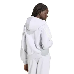 Sweatshirt à capuche full zip femme adidas 3-Stripes image-3