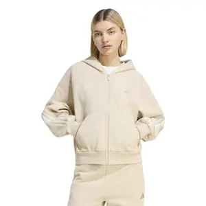 Sweatshirt à capuche full zip femme adidas 3-Stripes image-1