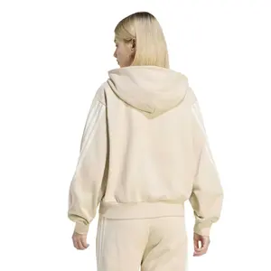 Sweatshirt à capuche full zip femme adidas 3-Stripes image-3