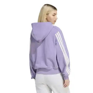 Sweatshirt à capuche full zip femme adidas 3-Stripes image-3