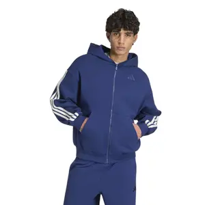 Full zip hoodie adidas 3-Stripes image-1