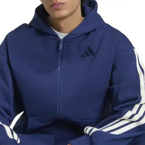 Full zip hoodie adidas 3-Stripes image-4