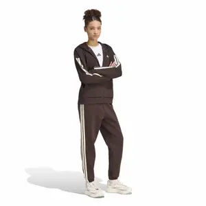 Women's zip-up hooded track jacket adidas Essentials 3-Stripes image-2