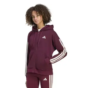 Veste de survêtement à capuche zippé femme adidas Essentials 3-Stripes image-1
