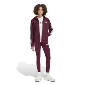 Veste de survêtement à capuche zippé femme adidas Essentials 3-Stripes image-2
