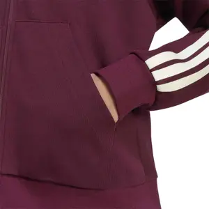Veste de survêtement à capuche zippé femme adidas Essentials 3-Stripes image-5