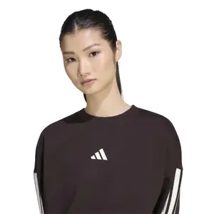 Sweatshirt polaire femme adidas Essentials 3-Stripes image-4