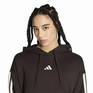 Sweatshirt à capuche polaire femme adidas Essentials 3-Stripes image-4