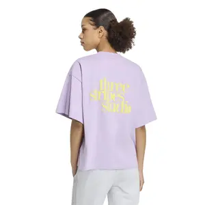 T-shirt boyfriend γυναικείο adidas Studio 3-Stripes image-3