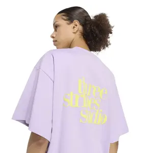 T-shirt boyfriend γυναικείο adidas Studio 3-Stripes image-5