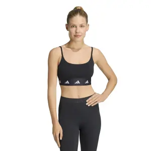 Brassière maintien léger femme adidas Logo Light image-1