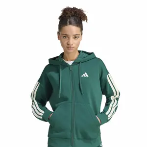 Veste de survêtement à capuche zippé femme adidas Essentials 3-Stripes image-4