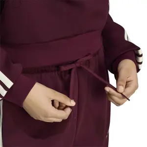 Pantaloni da jogging con orlo aperto donna adidas Essentials 3-Stripes Fleece image-5