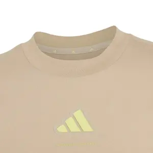 T-shirt de jersey para criança adidas Slogan Single image-4