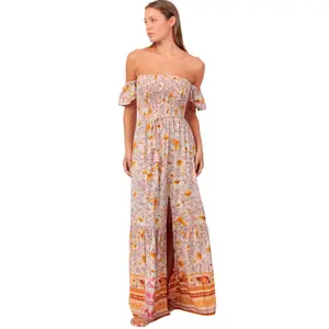 Robe bustier manches tombantes donna Admas Flowers image-0