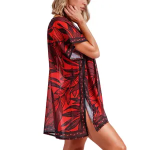 Women's beach kaftan Admas Sunset Palm image-2