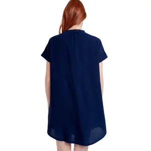 Robe chemise da spiaggia bottonata donna Admas Fluido image-1