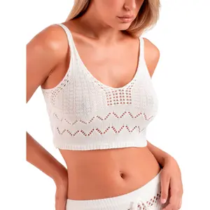 Σέτ πλεκτό τοπ και κοντή φούστα γυναικών Admas Total Look image-3