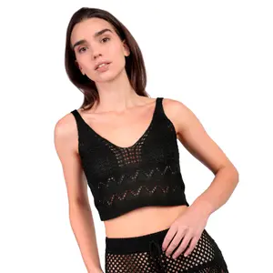 Σέτ πλεκτό τοπ και κοντή φούστα γυναικών Admas Total Look image-3