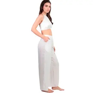 Set topp och byxor dam Admas Satinee Beach image-2