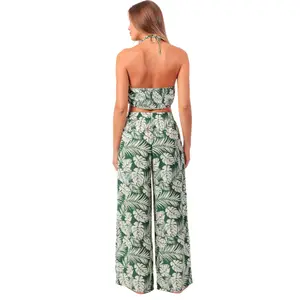 Women's trouser and top set Admas Tropical Leaves image-2