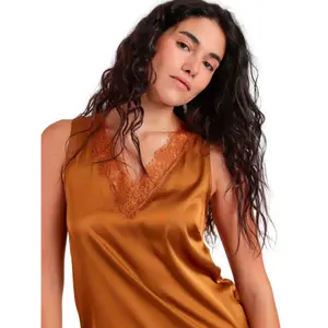 Γυναικείο αμάνικο μπλουζάκι Admas Satin Lace image-3