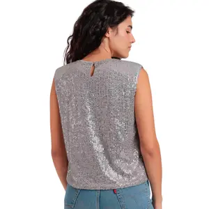 Sequin tank top Admas Bright And Shine image-1