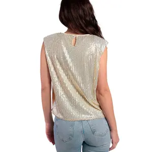 Sequin tank top Admas Bright And Shine image-1