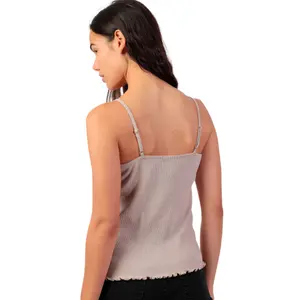 Γυναικείο αμάνικο μπλουζάκι Admas Romantic Rib image-1