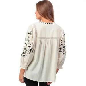 Blusa a tre quarti donna Admas Mexican image-1