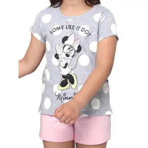 Pyjama T-shirt en Short Meisje Admas Minnie Dots Disney image-1