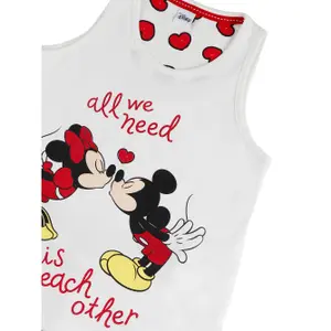 Pyjama débardeur et short fille Admas Love Mouse Disney image-3