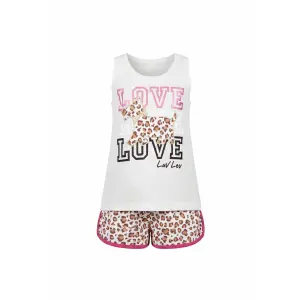 Pyjama débardeur et short fille Admas LouLou Jungle image-0