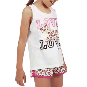 Pyjama débardeur et short fille Admas LouLou Jungle image-2