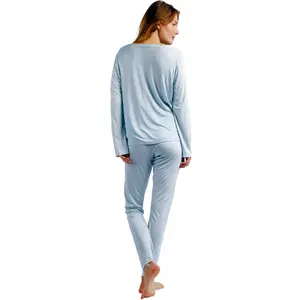 Pigiama t-shirt maniche lunghe e pantaloni donna Admas Soft Secret image-1