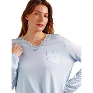 Pigiama t-shirt maniche lunghe e pantaloni donna Admas Soft Secret image-3