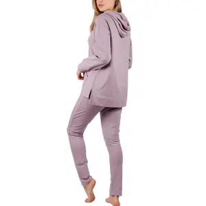Completo pigiama con felpa con cappuccio e pantaloni donna Admas Comfort Home image-1